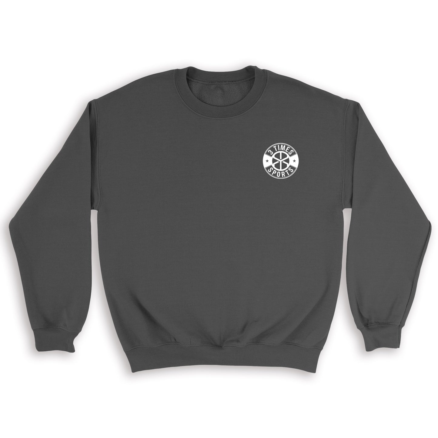 3 Times Sports Crewneck Logo