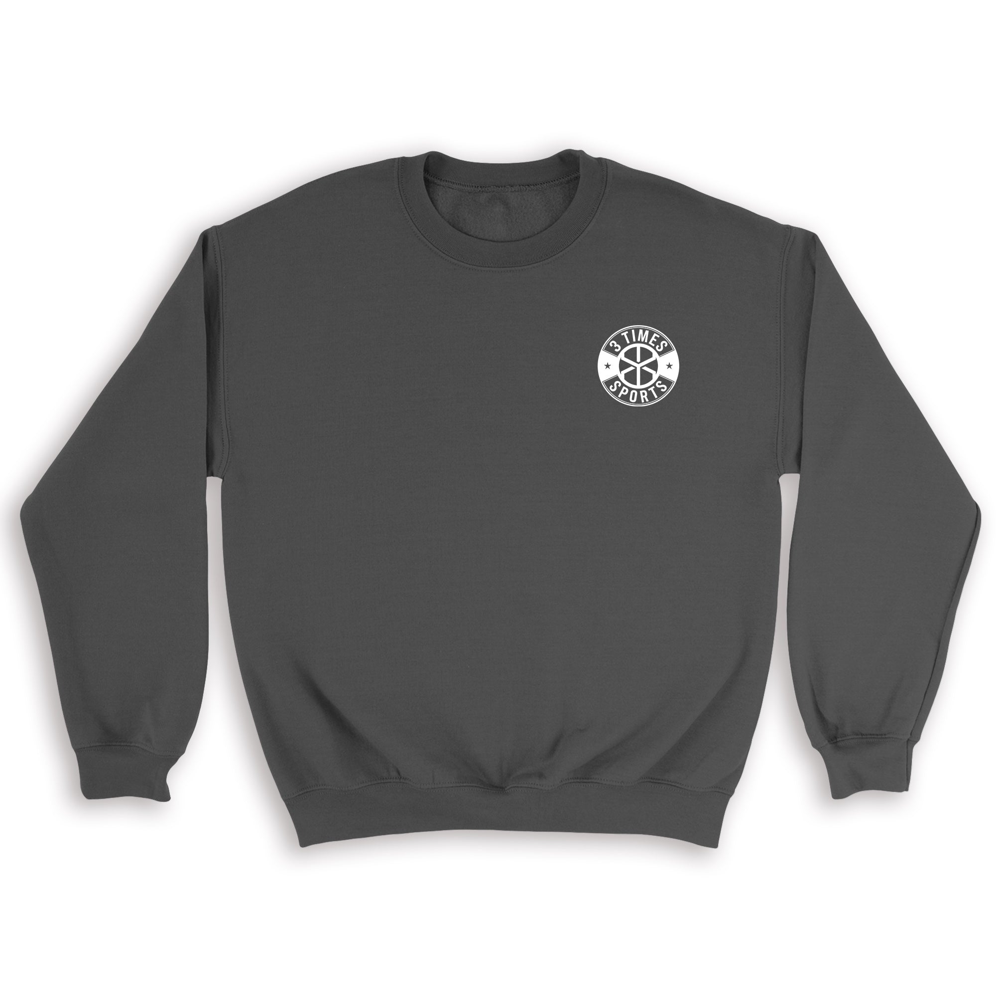 3 Times Sports Crewneck Logo
