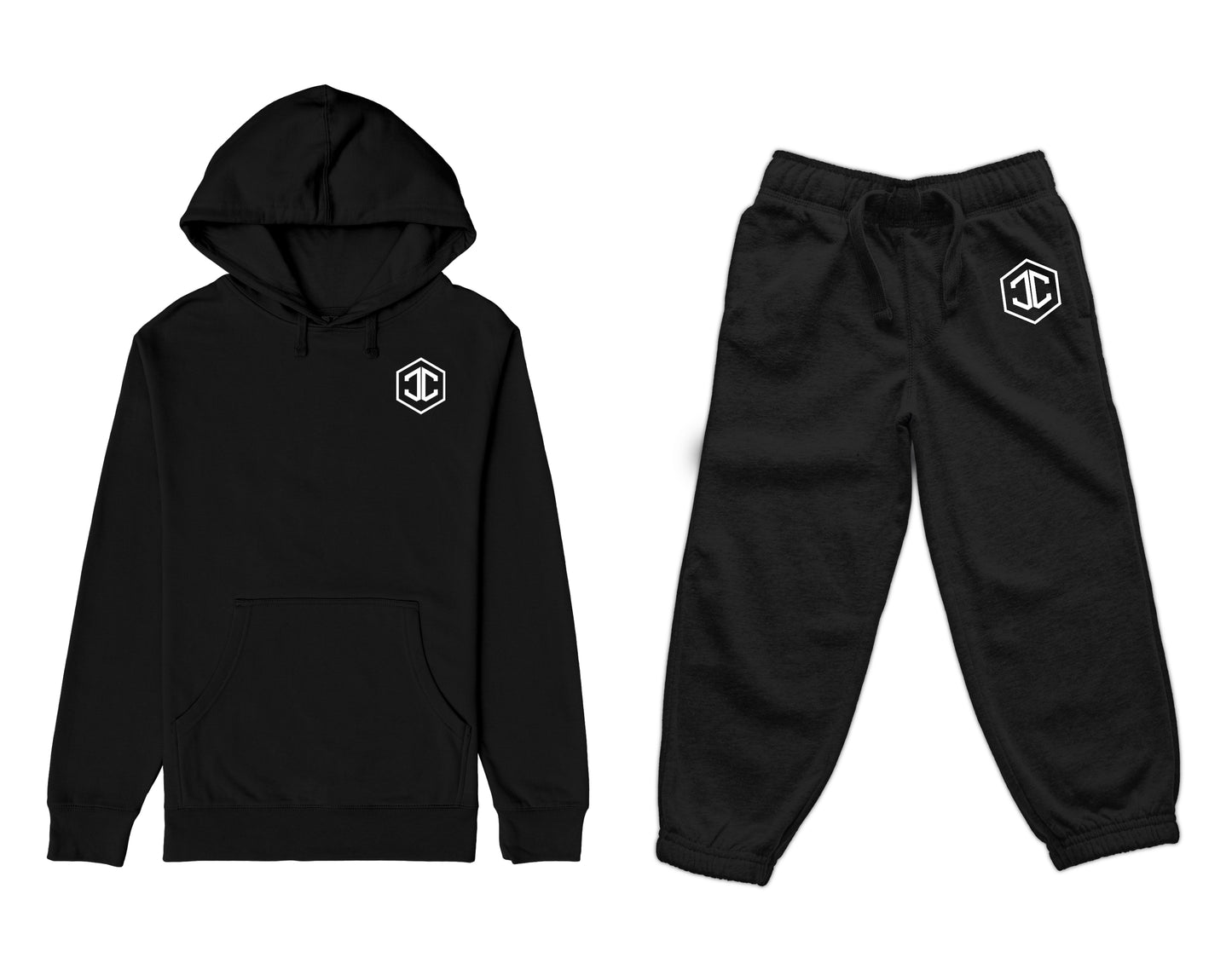 The JC Logo Sweatsuit (Elastic Bottom Heavy Sweatsuit)